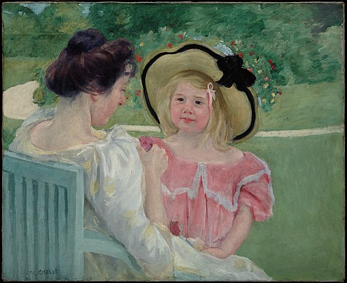 In the Garden, 1903, Mary Cassatt