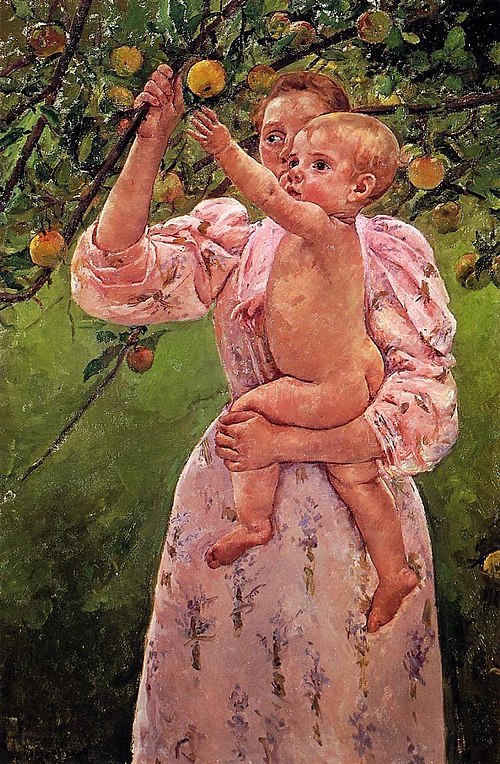Baby Reaching for an Apple, 1893, Mary Cassatt