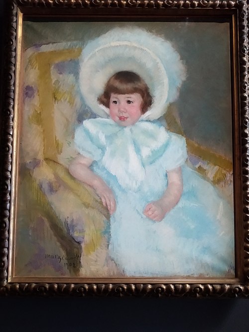 Portrait de Louise-Aurore Villeboeuf enfant, 1902, Mary Cassatt