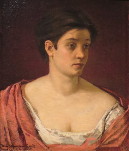 Portrait d'une femme, 1872, Mary Cassatt