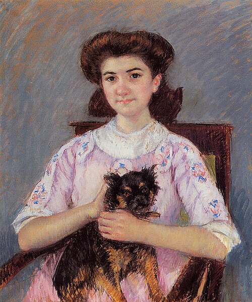 Portrait of Marie-Louise Durand-Ruel, 1911, Mary Cassatt