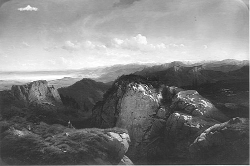 Morgen auf der Hohen Kampe, 1860, Karl Millner