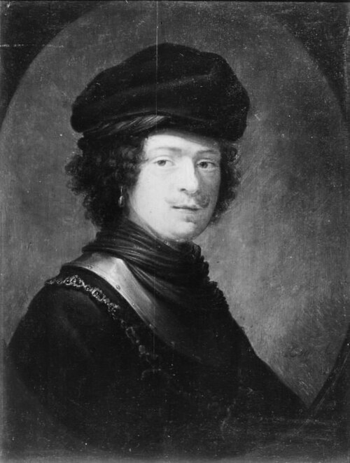 Mand i ringkrave og baret, 1694, Daniël de Koninck