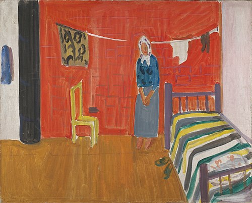 Ferme avec un poêle, 1935, Karl Pärsimägi