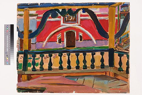Petseri kloostri motiiv, 1934, Karl Pärsimägi