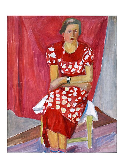 Tütarlaps käekellaga, 1936, Karl Pärsimägi