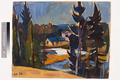 Maastik, 1933, Karl Pärsimägi