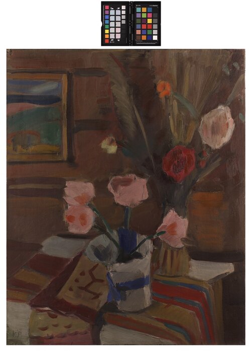 Natüürmort pildiga, 1936, Karl Pärsimägi