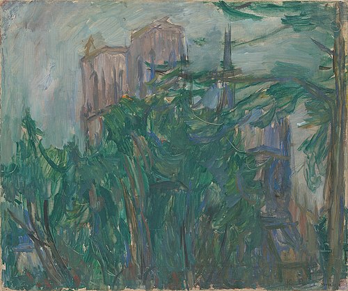 Pariisi motiiv (Notre-Dame), 1938, Karl Pärsimägi