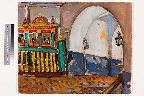 Petseri kloostris, 1934, Karl Pärsimägi