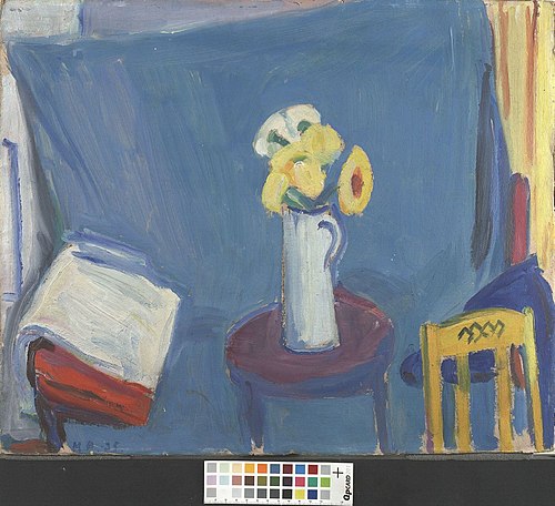 Kollased lilled sinisel, 1935, Karl Pärsimägi