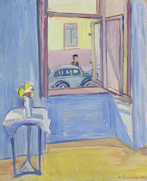 Interjöör (Interjöör aknaga), 1935, Karl Pärsimägi