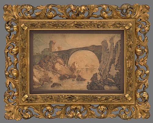 Ideálna krajina, 1780, Karl Schallhas
