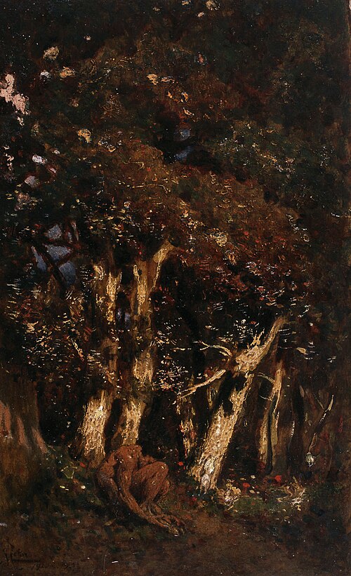 Dans les bois, 1910, Mario De Maria