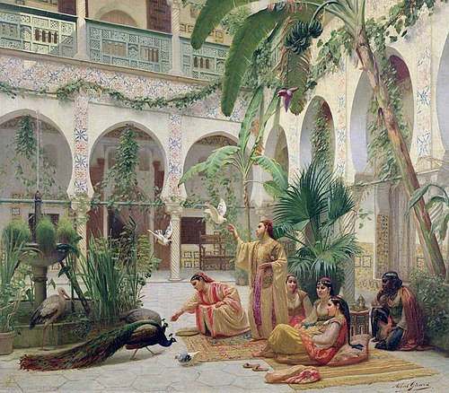 Moorish Courtyard, , Paul-Albert Girard