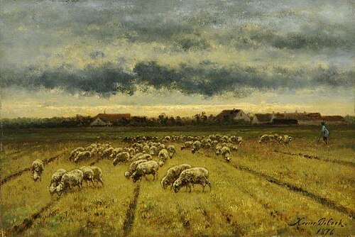 Evening, 1876, Xavier de Cock
