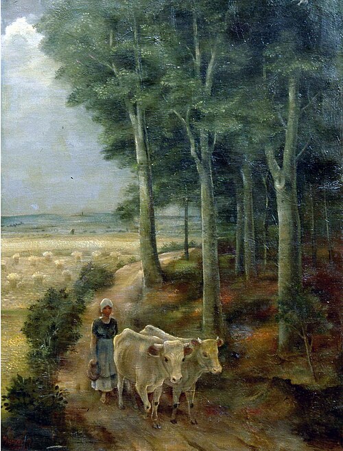Girl with cows, , Magnus Zeller