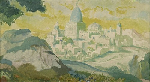Orientalische Stadt, 1911, Karl Walser