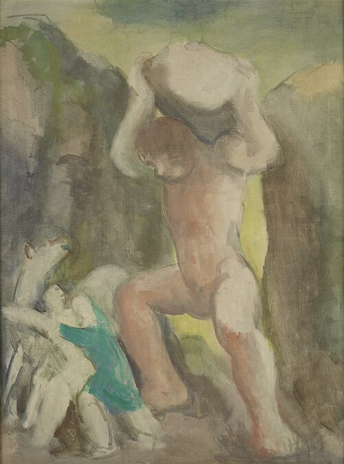 Steinträger, 1911, Karl Walser