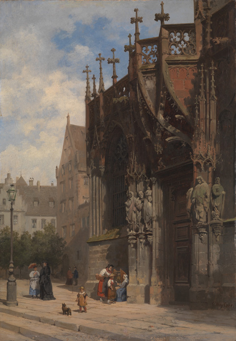 Laurentius Pforte des Straßburger Münsters, , Karl Weysser