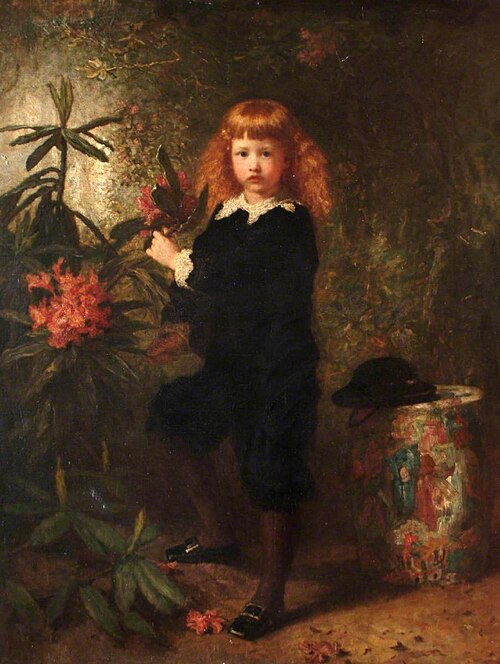 Graham Robertson as a Boy, 1871, Karl Wilhelm Bauerle