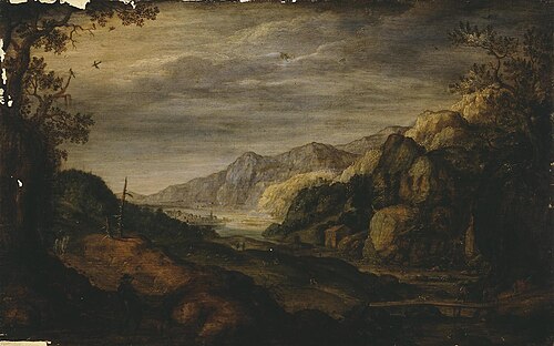 Mountainous Landscape, 1630, Mattheus Molanus