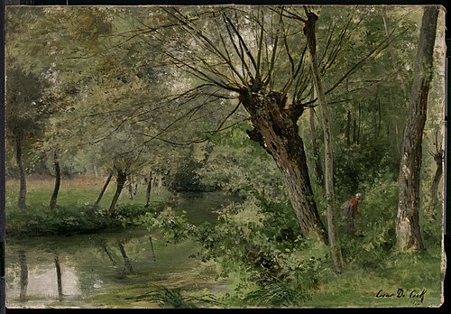 Stream through the Forest, 1872, César de Cock