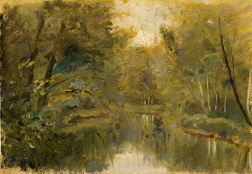 A Forest Pond, , César de Cock