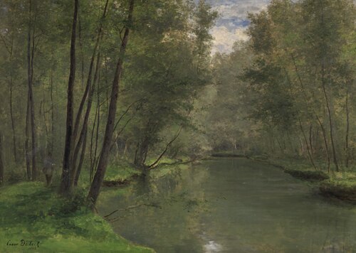 Along the River Epte in Gasny, 1882, César de Cock