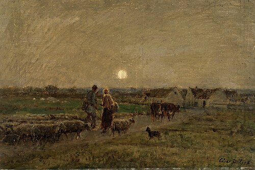 Evening in Normandy, , César de Cock