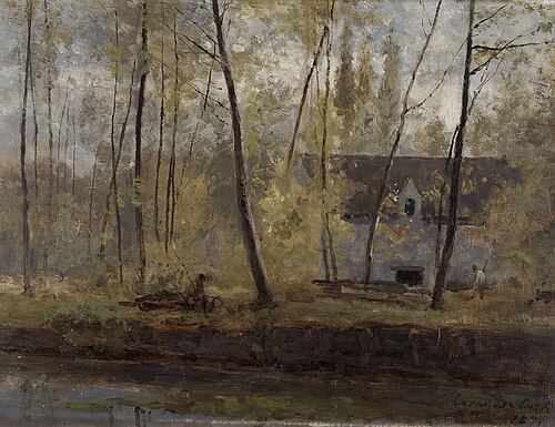 Farmhouse by the Water, 1895, César de Cock