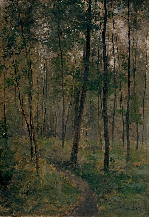 Woodland Scene, 1875, César de Cock