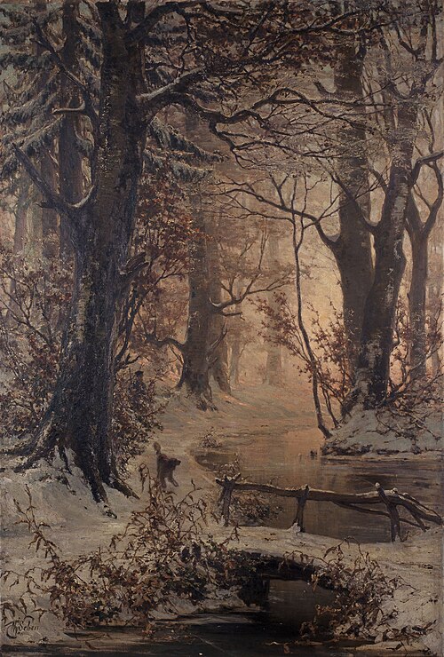 Paysage hivernal, , Henri Van Seben