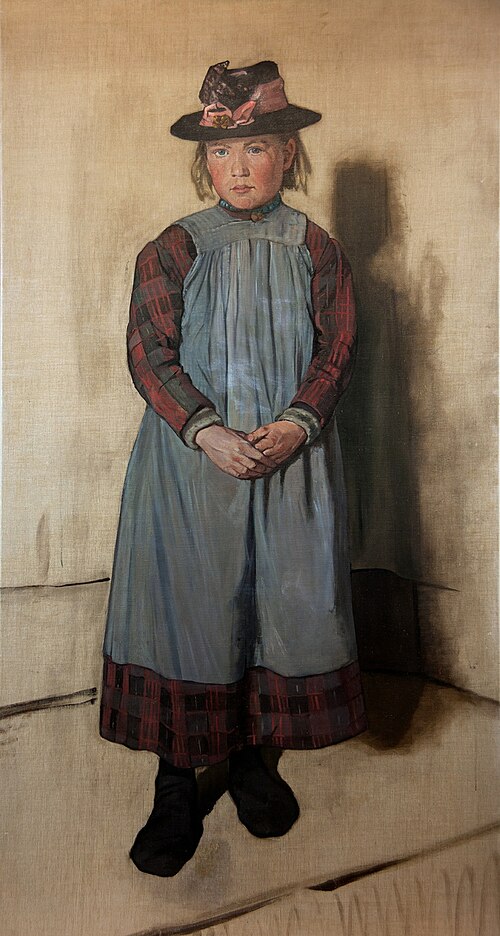 Standing Larens girl, 1901, Martinus van Regteren Altena