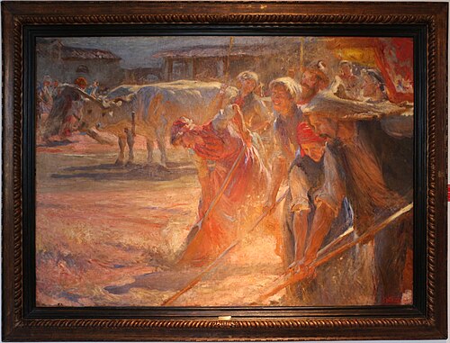 granoturco sull'arca, 1906, Antonio Rizzi