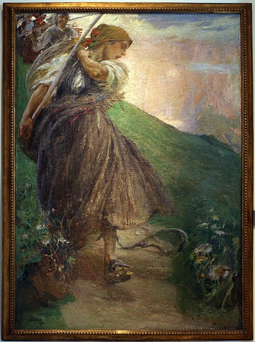 le montebaldine, 1906, Antonio Rizzi