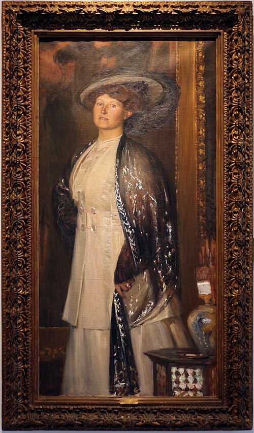 Porträt der Emilia Rizzi Gorra, 1906, Antonio Rizzi