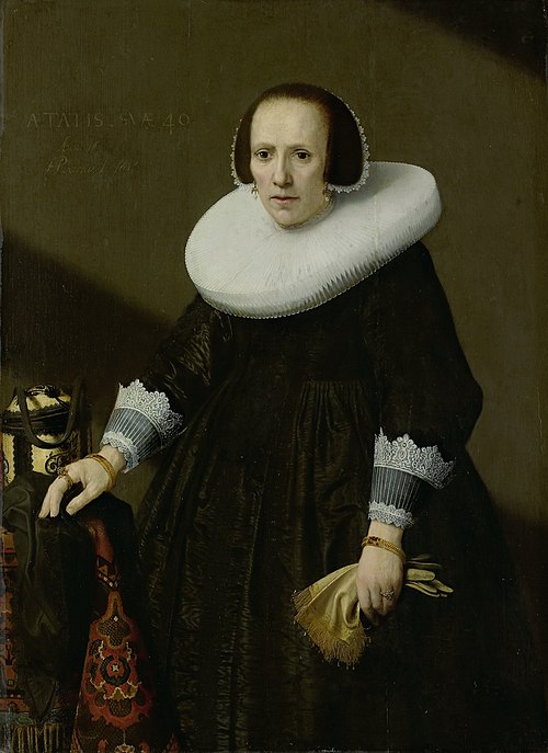 Portrait of Geertruyd Reael (1600-52), 1640, Huygh Pietersz Voskuyl