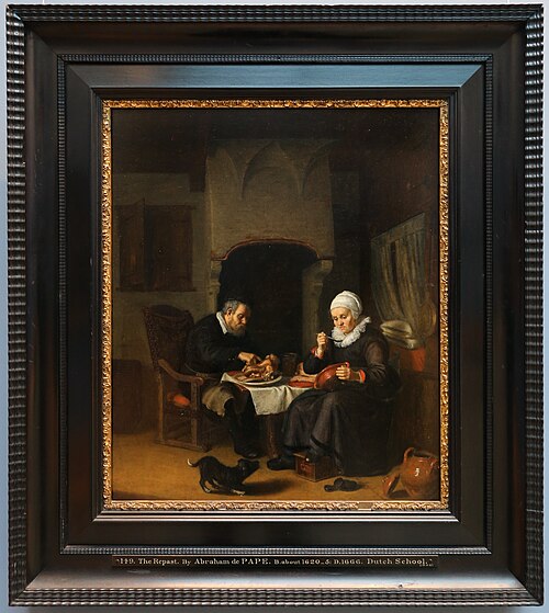il pranzo, , Abraham de Pape