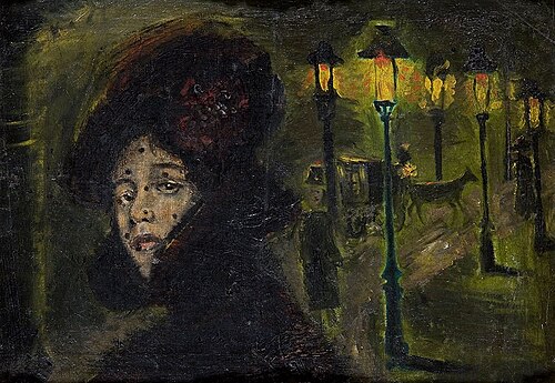 Nocna samotność, 1900, Leon Kowalski