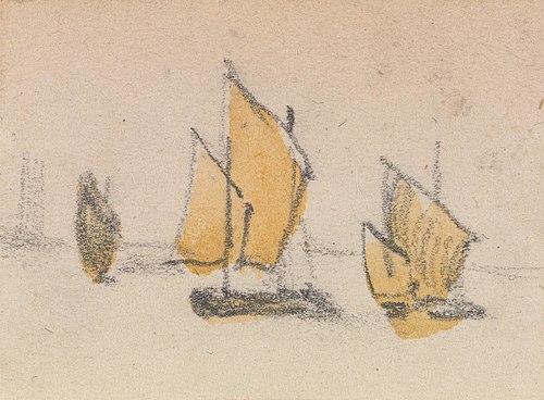 One of a Group of Three Studies on the Venetian Logoon, , Myles Birket Foster