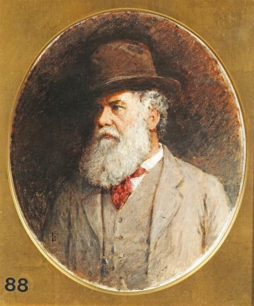Self Portrait, 1883, Myles Birket Foster