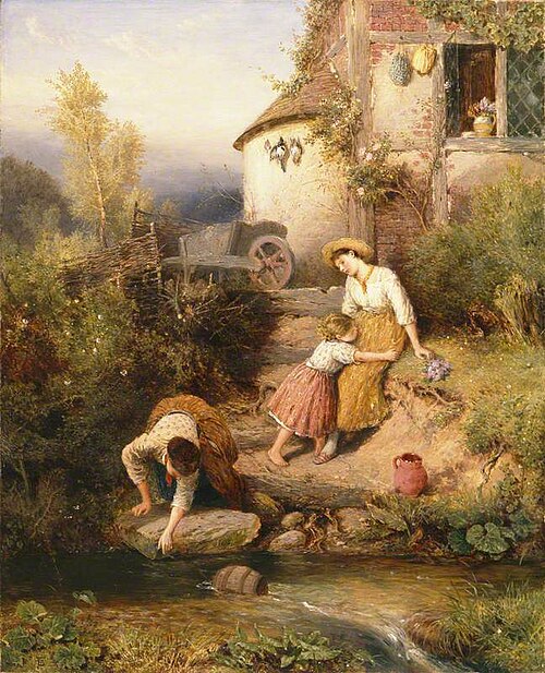 The Brook, 1874, Myles Birket Foster