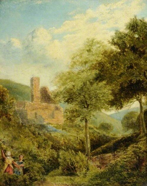 The Ruined Mill, , Myles Birket Foster
