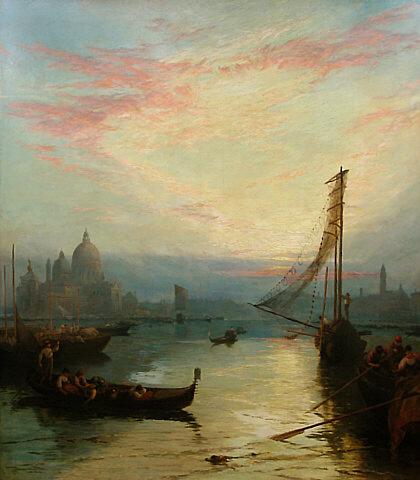 Venice, Evening, , Myles Birket Foster