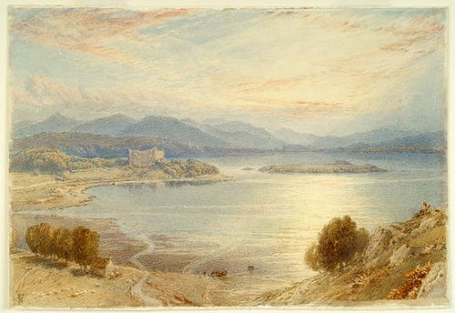 Loch Awe at Sunset, 1879, Myles Birket Foster