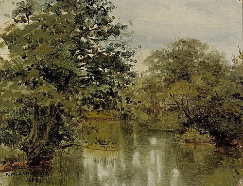 River Landscape, 1882, Kasper Järnefelt
