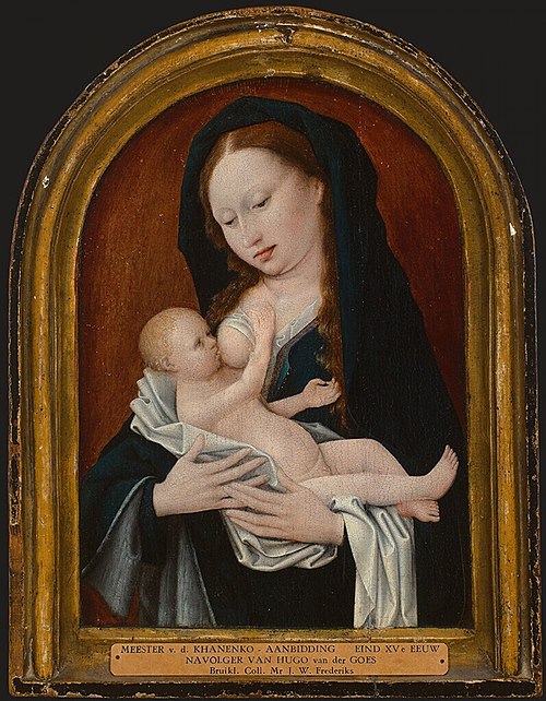 Madonna and child, 1500, Maître de l'Adoration Khanenko