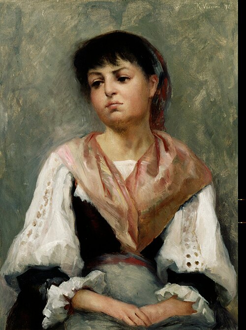Tyttö (Italiasta), 1892, Kaarlo Vuori