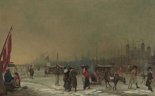 Frost on the Thame, 1788, Samuel Collings